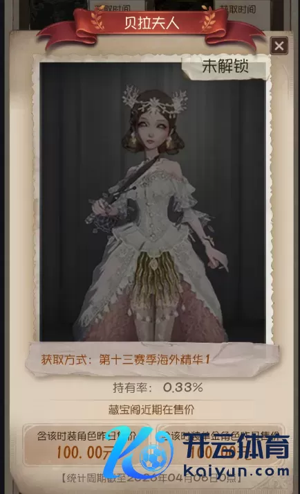 第五东说念主格 | 周年庆抓有率爆涨的4款皮肤！